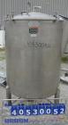Used - Lee Metal Products Tank, Model 200DBT, 304 stainless steel, vertical. Approximately 40