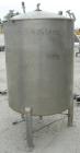 Used - Lee Metal Products Tank, Model 200DBT, 304 stainless steel, vertical. Approximately 40