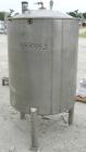 Used - Lee Metal Products Tank, Model 200DBT, 304 stainless steel, vertical. Approximately 40