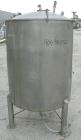 Used - Lee Metal Products Tank, Model 200DBT, 304 stainless steel, vertical. Approximately 40