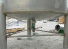 Used - Lee Metal Products Tank, Model 200DBT, 304 stainless steel, vertical. Approximately 40
