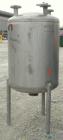 Used Lee Metal Products Pressure Tank, 100 gallon, model DBT, 316 stainless steel, vertical. Approximate 30