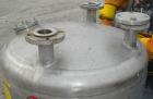 Used Lee Metal Products Pressure Tank, 100 gallon, model DBT, 316 stainless steel, vertical. Approximate 30
