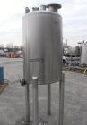 Used Letsch/ Precision Stainless Tank, 132 gallon, 316L stainless steel, vertical. 30