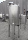 Used Letsch/ Precision Stainless Tank, 132 gallon, 316L stainless steel, vertical. 30