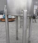 Used Letsch/ Precision Stainless Tank, 132 gallon, 316L stainless steel, vertical. 30