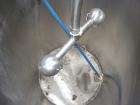 Used Letsch/ Precision Stainless Tank, 132 gallon, 316L stainless steel, vertical. 30