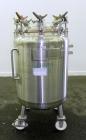 Used Letsch Pressure Tank, 50 Gallons, 316L Stainless Steel, Vertical. 24’’ Diameter x 24’’ straight side, dished top and bottom. Internal rated 20 psi at 300 degrees F. Re-rated by Precision Stainle...
