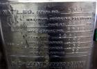 Used 100 Gallon Stainless Steel Letsch Pressure Tank