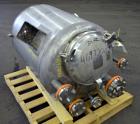 Used Letsch Precision Stainless Tank, 100 Gallons, 316 Stainless Steel, Vertica