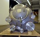 Used Letsch Precision Stainless Tank, 100 Gallons, 316 Stainless Steel, Vertica