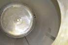 Used Letsch Precision Stainless Tank, 100 Gallons, 316 Stainless Steel, Vertica