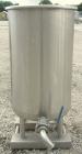 Used Lewis Process Systems Tank, 60 Gallon, 304 Stainless Steel, Vertical. 22