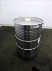 Used- MO Drum, 200 Liters (52.8 Gallons), 304 Stainless Steel, Vertical. 