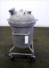 Used- Meyer Tool & Mfg Pressure Tank Filter, 200 Liter (52.83 Gallon) Capacity, 316L Stainless Steel, Vertical. 23.625