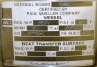 Used Mueller Pressure Tank, 250 Liter(66.04 Gallon), 316 Stainless Steel, Verti