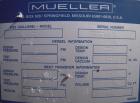 Unused- Mueller Pressure Tank, 50 Gallon, Model 
