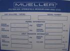 Unused- Mueller Pressure Tank, 100 Gallon, Model 