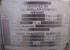 Unused- Mueller Pressure Tank, 100 Gallon, Model 