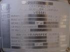 Unused- Mueller Flash Drum Pressure Tank, 200 gallon, model 