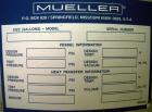 Unused- Mueller Pressure Tank, 263 Gallon, Model 