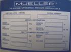 Unused- Mueller Pressure Tank, 263 Gallon, Model 