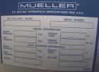 Unused- Mueller Pressure Tank, 263 Gallon, Model 