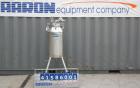 Used Mueller Pressure Tank, 26 gallon (100 liter), model F, 316 stainless steel, vertical. 18