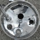 Used Mueller Pressure Tank, 26 gallon (100 liter), model F, 316 stainless steel, vertical. 18