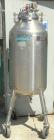 Used Mueller Pressure Tank, 66 Gallon, model F, 316L stainless steel, vertical. 24