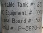 Used Mueller Pressure Tank, 66 Gallon, model F, 316L stainless steel, vertical. 24