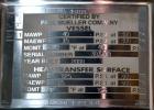 Unused- Mueller WFI Storage Tank, 250 Gallon (946 Liter), Model F, 316L Stainless Steel, Vertical. 42” Diameter x 37” straight side, dished top and bottom. Internal polished, rated 40 psi at 300 degr...