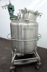 Used Mueller Tank, 100 Gallon, Model F, 316 Stainless Steel, Vertical.  36