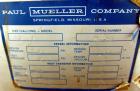 Used Mueller Tank, 100 Gallon, Model F, 316 Stainless Steel, Vertical.  36