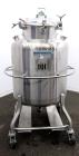 Used Mueller Tank, 100 Gallon, Model F, 316 Stainless Steel, Vertical.  36