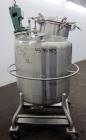 Used Mueller Tank, 100 Gallon, Model F, 316 Stainless Steel, Vertical.  36
