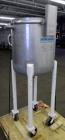 Used- Mueller Tank, Model F, 50 Gallon, 316 Stainless Steel, Vertical.