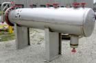 Unused- Mueller Pressure Tank, 250 gallon, 304/304L stainless steel, horizontal. 24