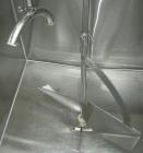Used Mueller Flavor Tank, (4) compartment, approximate 200 gallon each, 304 stainless steel, jacketed.  Each compartment measures 38