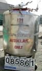 USED: Mueller tank, 300 gallon, 304 stainless steel, vertical. 44