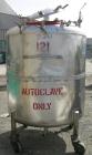 USED: Mueller tank, 300 gallon, 304 stainless steel, vertical. 44