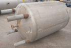 Used Niles Steel Tank Company Pressure Tank, 250 gallon, 316 stainless steel, vertical. 40