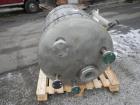 Used- Niles Steel Pressure Tank, 100 Gallon, Stainless Steel Construction. Approximate 36
