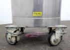 Used Tank, 100 Gallon, 304 Stainless Steel, Vertical. Approximate 31