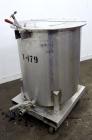 Used Water Cooling Corporation Tank, 100 Gallon, 304 Stainless Steel, Vertical. Approximate 31