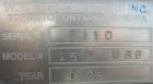 Used W.H.E. Bio-Systems Tank, 325 gallon, 304 stainless steel, vertical. 48 1/2