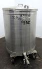 Used- Tank, 200 Gallon, 316 Stainless Steel, Vertical. Approximate 38