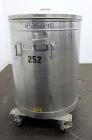 Used Tank, 200 Gallon, 316 Stainless Steel, Vertical. Approximate 38
