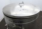 Used Tank, 200 Gallon, 316 Stainless Steel, Vertical. Approximate 38