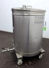 Used- Tank, 200 Gallon, 304 Stainless Steel, Vertical.  Approximately 38